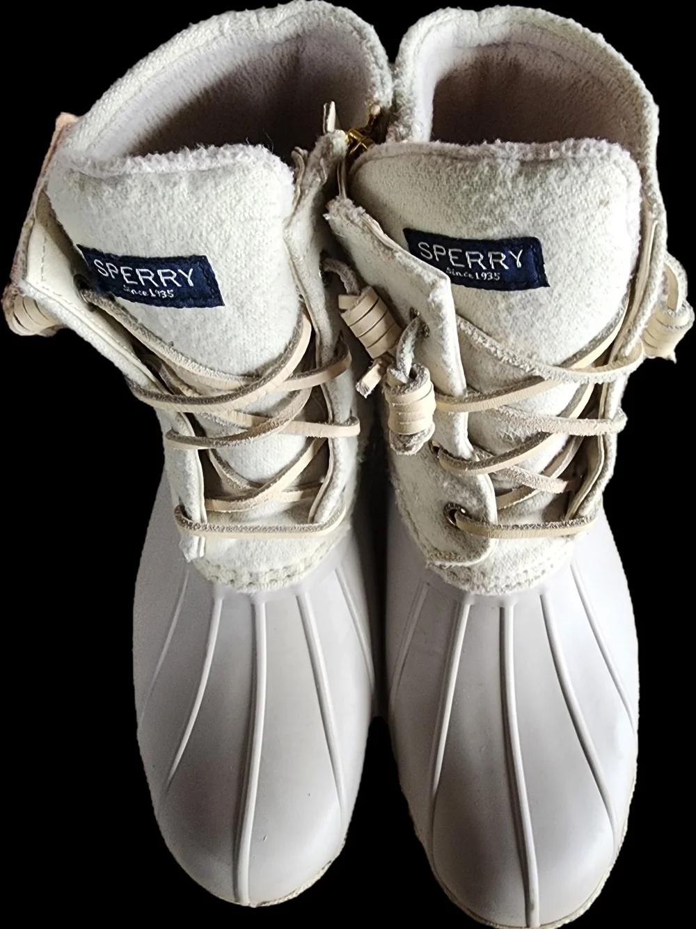 Sperry Women's White Duck Boots